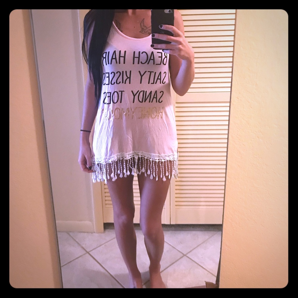 Honeymoon beach cover up